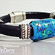 Заказать Браслет Regaliz "Глубина" авторский лэмпворк. Ирина Загорнова FASHION BRACELETS.. Ярмарка Мастеров. . Браслет регализ Фото №3
