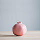 Pink ceramic garnet medium, Vases, Vyazniki,  Фото №1