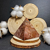Фен-шуй и эзотерика handmade. Livemaster - original item Pyramid of Red Jasper. Handmade.