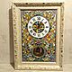 Clocks, decorative,ceramic, with a pendulum in a baguette, Watch, Moscow,  Фото №1
