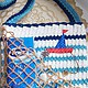 Вязаная сумка в морском стиле детская. Сумки для детей. Ирина (ir-ok-7). Ярмарка Мастеров.  Фото №4