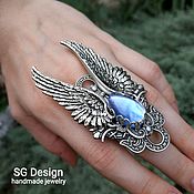 Украшения handmade. Livemaster - original item Ring with wings 