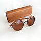 Wooden Round Ozzy Glasses. Glasses. Mart Bags (martbags). My Livemaster. Фото №4