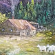 Картина масло холст В горах (пейзаж, желтый, лиловый, зеленый). Картины. Арт-галерея Николая Омельченко. Ярмарка Мастеров.  Фото №4