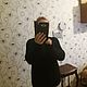 Джемпер унисекс цвета мокрый асфальт. Джемперы мужские. Лариса Румянцева. Интернет-магазин Ярмарка Мастеров.  Фото №2