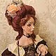 Коллекционная интерьерная статичная кукла "Амелия". Интерьерная кукла. MarinaLav. Ярмарка Мастеров.  Фото №4