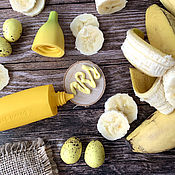 Косметика ручной работы handmade. Livemaster - original item Nourishing Banana-egg Face Cream. Handmade.