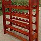 Полка для бутылок Малага-2, 85*80см, цвет Вишня, Стеллажи, Ростов-на-Дону,  Фото №1