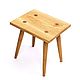 Табурет CROSS, массив дуба. Табуреты. Golfed Woodwork. Ярмарка Мастеров.  Фото №4