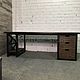  Рабочий стол в стиле лофт из ясеня. Столы. furniture store. Ярмарка Мастеров.  Фото №5