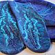 Felted mittens 'Northern lights', Mittens, St. Petersburg,  Фото №1