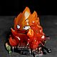 3D фигурка Кальцифер Ходячий замок calcifer. Статуэтка. Антонина (happyfingers). Ярмарка Мастеров.  Фото №6