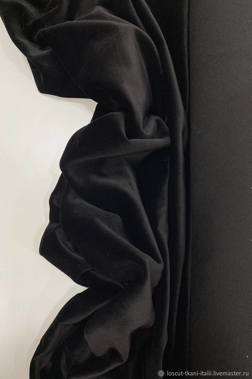 Черный королевский бархат купить в интернет-магазине Ярмарка Мастеров ...