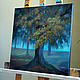 Order Painting 'Old oak' oil on canvas 40h40 cm. vestnikova. Livemaster. . Pictures Фото №3