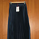 Blue pleated skirt Italy, long pleated skirt. Vintage clothing. bu-tik-1. Online shopping on My Livemaster.  Фото №2