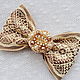 Brooch bow-knot Italian cookies, Brooches, St. Petersburg,  Фото №1