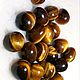 Tiger's Eye (egg 22 /16 mm) Griguatown(Griqualand, Transvaal) South Africa, Cabochons, St. Petersburg,  Фото №1