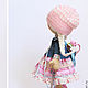 Селестина. Весна.  Кукла текстильная. Тыквоголовка. Warianta_dolls. Авторские куклы. Ярмарка Мастеров.  Фото №5