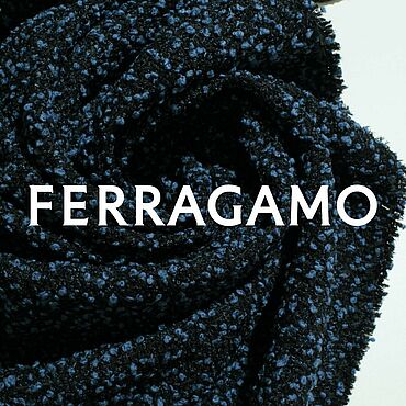 Материалы для творчества ручной работы. Ярмарка Мастеров - ручная работа SALVATORE FERRAGAMO, кашемир букле пальтовый, ИТАЛИЯ. Handmade.