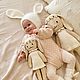 Детский комплект - шапочка и пинетки. Комплекты одежды для малышей. MELISSA for baby. Ярмарка Мастеров.  Фото №4