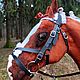 Уздечка для хоббихорса. Мягкие игрушки. Top-hobbihorse. Ярмарка Мастеров.  Фото №4