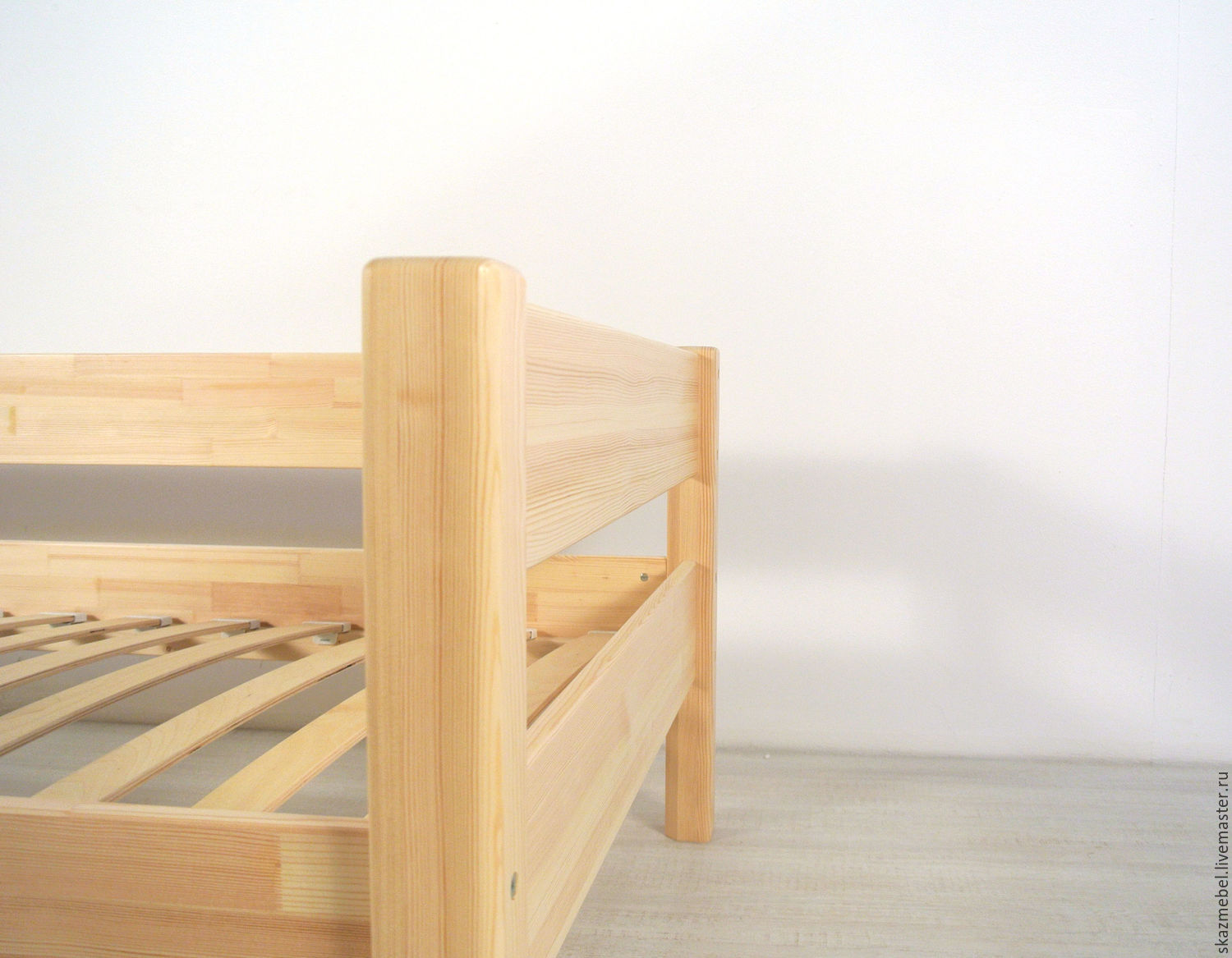 Кровать детская деревянная Элвин XL. Размер 190х90 см.