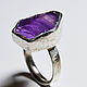 Серебряное кольцо с аметистом. Кольца. N&M Style. Ярмарка Мастеров.  Фото №5