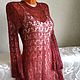 Evening dress' Anastasia ' mohair, handmade. Dresses. hand knitting from Galina Akhmedova. My Livemaster. Фото №6
