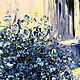 Oil painting with forget-me-nots. Pictures. Zabaikalie. My Livemaster. Фото №5