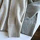 Свитер меринос-шёлк-кашемир. Свитеры. DENISOVA KNITWEAR. Ярмарка Мастеров.  Фото №5