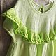 Children's tunic dress (trapeze) 'bright green', p 104-110. Childrens Dress. Natalya_Sholokhova. My Livemaster. Фото №6