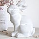 Figurine Hare concrete Provence garden rabbit. Figurines. Decor concrete Azov Garden. Online shopping on My Livemaster.  Фото №2
