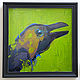 Painting birds. Painting of crows in oil on cardboard. Pictures. Lifia Art. Online shopping on My Livemaster.  Фото №2