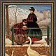 Картина вышитая Зимняя прогулка. Картины. Ольга (Ручная работа). Ярмарка Мастеров.  Фото №6