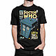 Cotton T-shirt 'Doctor Who - Tardis', T-shirts and undershirts for men, Moscow,  Фото №1