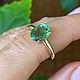 17.5 Кольцо с турмалином Параиба 2.38 ct. Кольца. Елена. Ярмарка Мастеров.  Фото №6