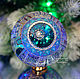 Glass Christmas Ornament "Moonlight Town". Christmas decorations. moiraine vitrum. My Livemaster. Фото №6
