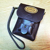 Сумки и аксессуары handmade. Livemaster - original item The LUNCH - 4 (koberna knop) Leather handbag on a belt.Manual firmware. Handmade.