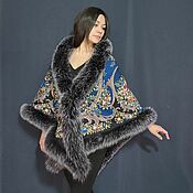 Аксессуары handmade. Livemaster - original item A copy of the Pavloposadsky shawl 