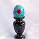Easter egg with painted Willow, poppy, Eggs, Razvilka,  Фото №1
