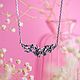Колье подвеска Сакура, серебро 925 с чернением. Подвеска. Organic Jewelry. Серебро и золото. Ярмарка Мастеров.  Фото №5