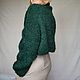 Sweater crop royal braids on Yeti sleeves. Sweaters. svetlana-sayapina. Online shopping on My Livemaster.  Фото №2