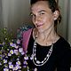 Necklace of rose quartz 'Durade'. Necklace. Tatyana Voevodina 'SOROCA'. Online shopping on My Livemaster.  Фото №2