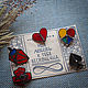 Hippie heart brooch (bro-001-01). Brooches. #Ofel_way. My Livemaster. Фото №4