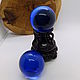 Set of glass blue balls 2 pcs 38 mm. Ball. Selberiya shop. My Livemaster. Фото №6