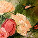 'Pink mood ' oil painting with roses on canvas. Pictures. positive picture Helena Gold. Online shopping on My Livemaster.  Фото №2