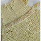 Knitted baby dress for baby girl crochet "Golden-rayed". . Magic lace. Online shopping on My Livemaster.  Фото №2