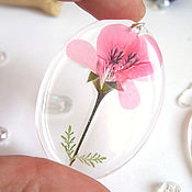 Украшения handmade. Livemaster - original item Earrings Pink Wildflowers Rustic Boho Resin Jewelry 2. Handmade.