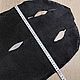 Кожа морского ската, чёрный цвет с ромбом, размеры 39/83 см. Кожа. МАСТЕРСКАЯ  ЭКЗОТИКИ  SHOES&BAGS. Интернет-магазин Ярмарка Мастеров.  Фото №2
