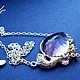 Колье с натуральным аметистом ,,AMETHYT TURTLE,,. Колье. Tati Style. Ярмарка Мастеров.  Фото №5